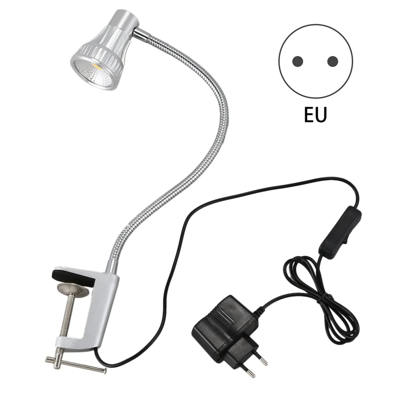 Промо-акция! Светодиодный настольная лампа с зажимом Гибкая светодиодный