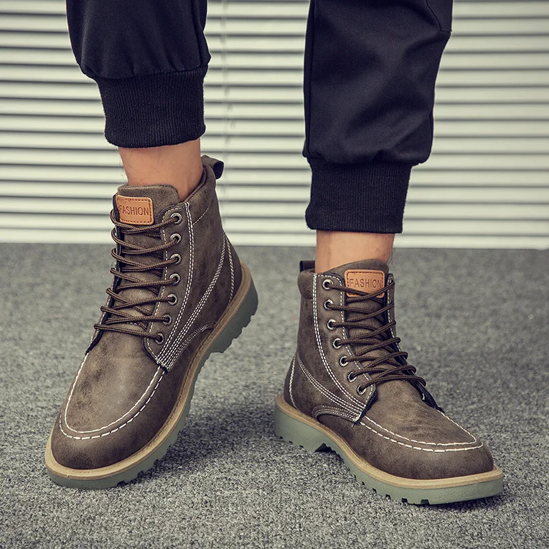 

Trending Dr Martins Boots High Quality Casual Sneakers Fashion Shoes Man Autumn Winter Botas Hombre Footwear Male New Arrivals