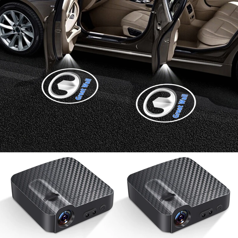 Светодиодный светильник для двери автомобиля лазерный проектор логотипа лампа