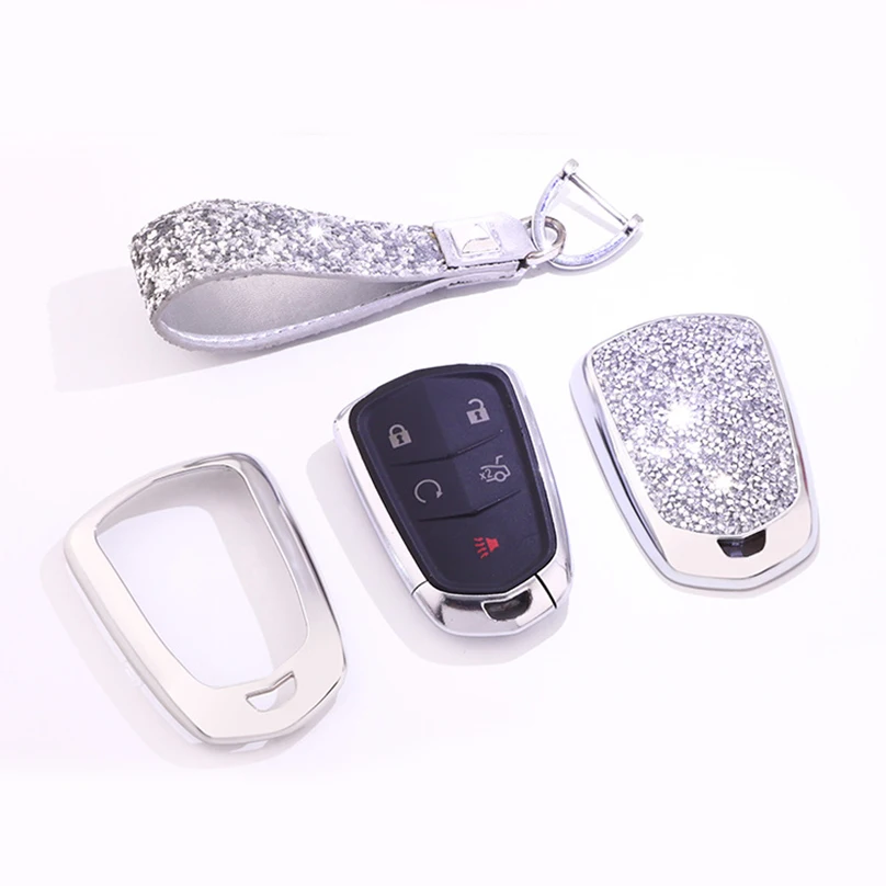 1 шт. Блестящий Алмазный новый автомобильный чехол Rmote Entry брелок для ключей