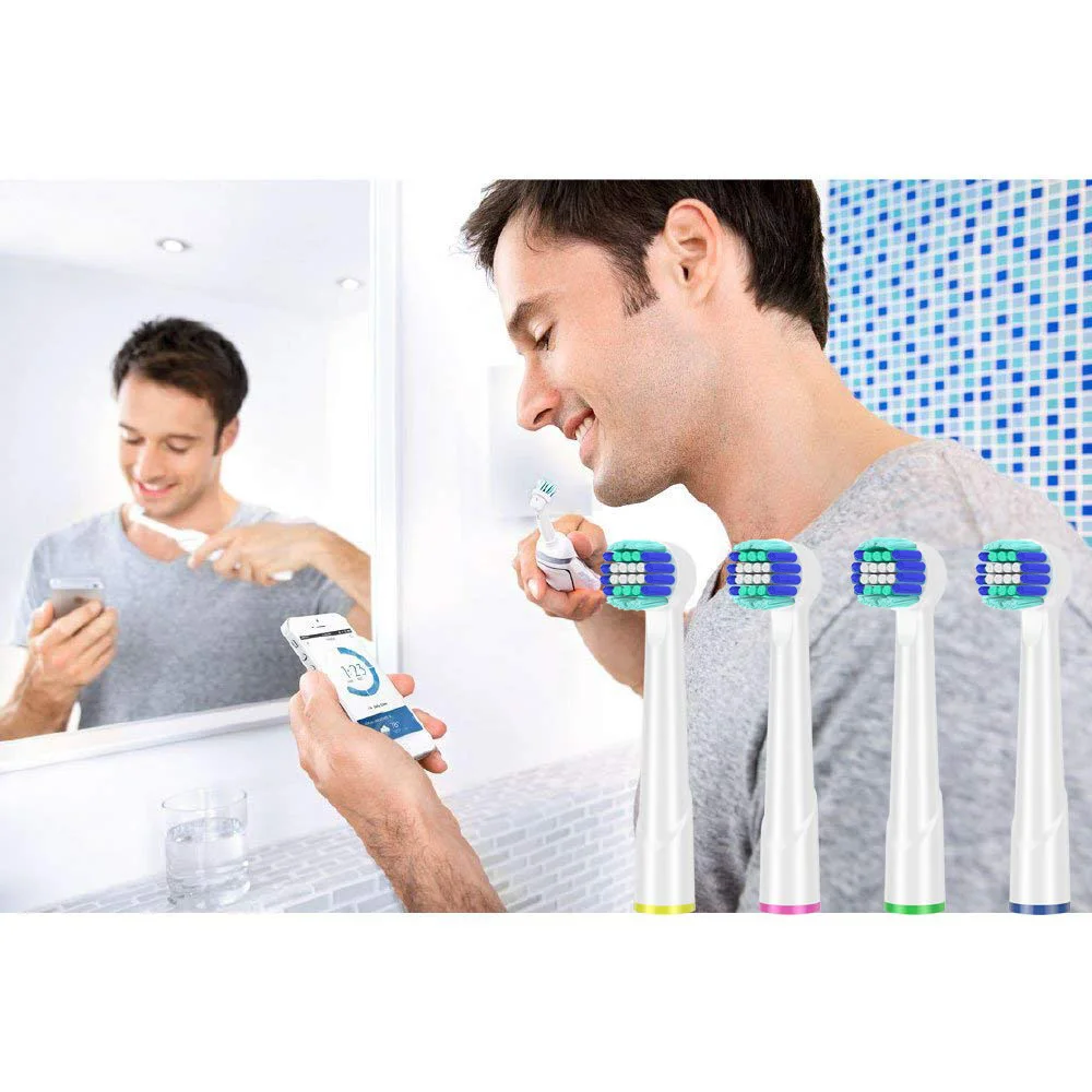 Сменные насадки для щетки Braun oral B D12 D16 D29 D20 D32 OC20 D10513 DB4510k 3744 3709 3757 D19 OC18 D811 D9525 D9511 16 шт