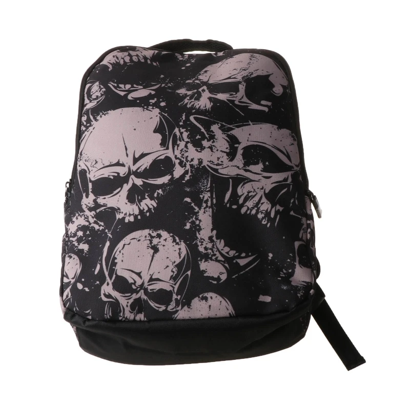 

Skull School Backpack 22L Bag High Middle Bookbag for Men Women Boys Girls H8WD