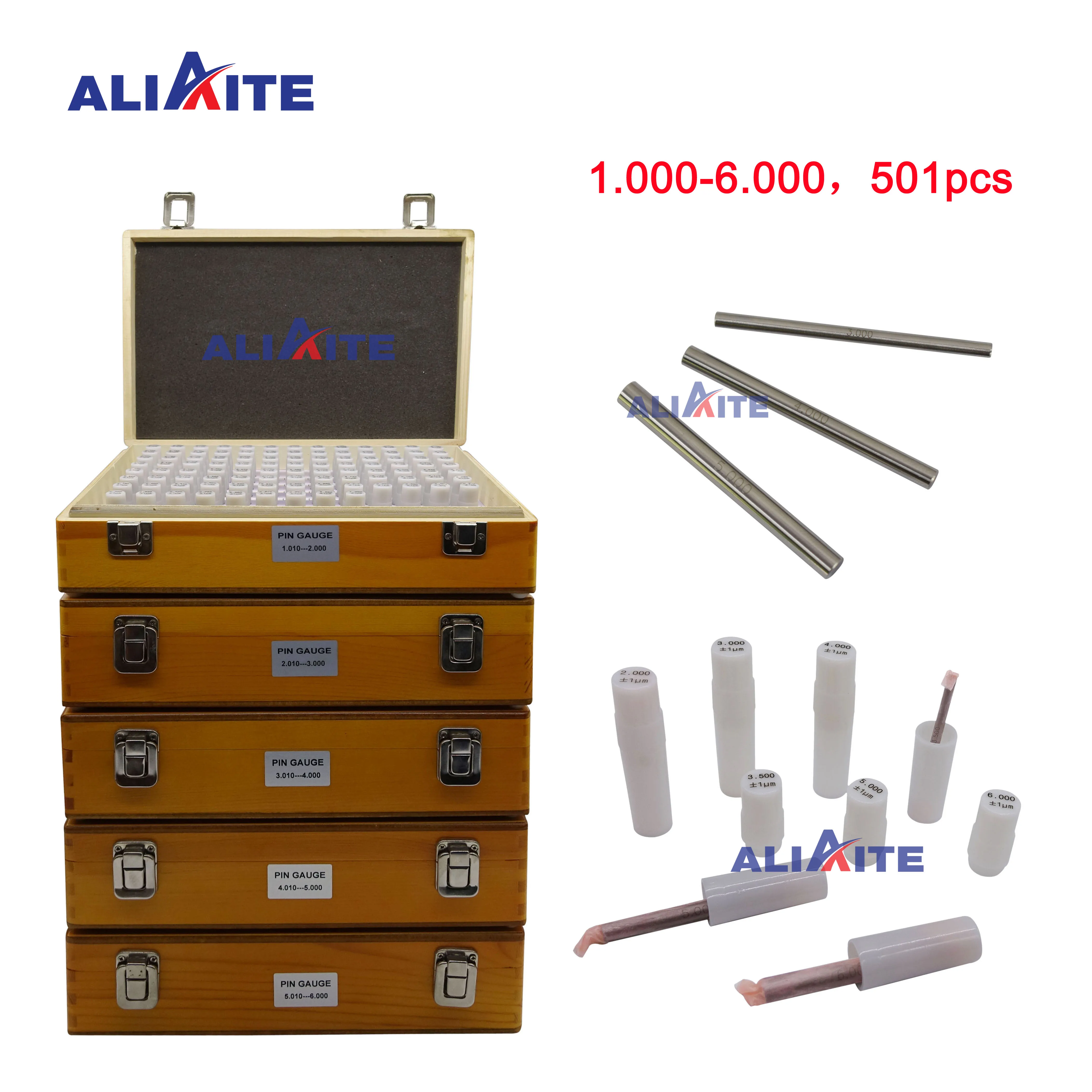 Набор калибровочных штырьков aliaite 1 000 6 (шаг: 0 01 501 шт.)|Шаблоны| |