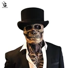 Череп злого клоуна страшного страха мистер Зомби Скелет Призрак Хэллоуин страшный Демон Маска Карнавал Вечеринка Реквизит