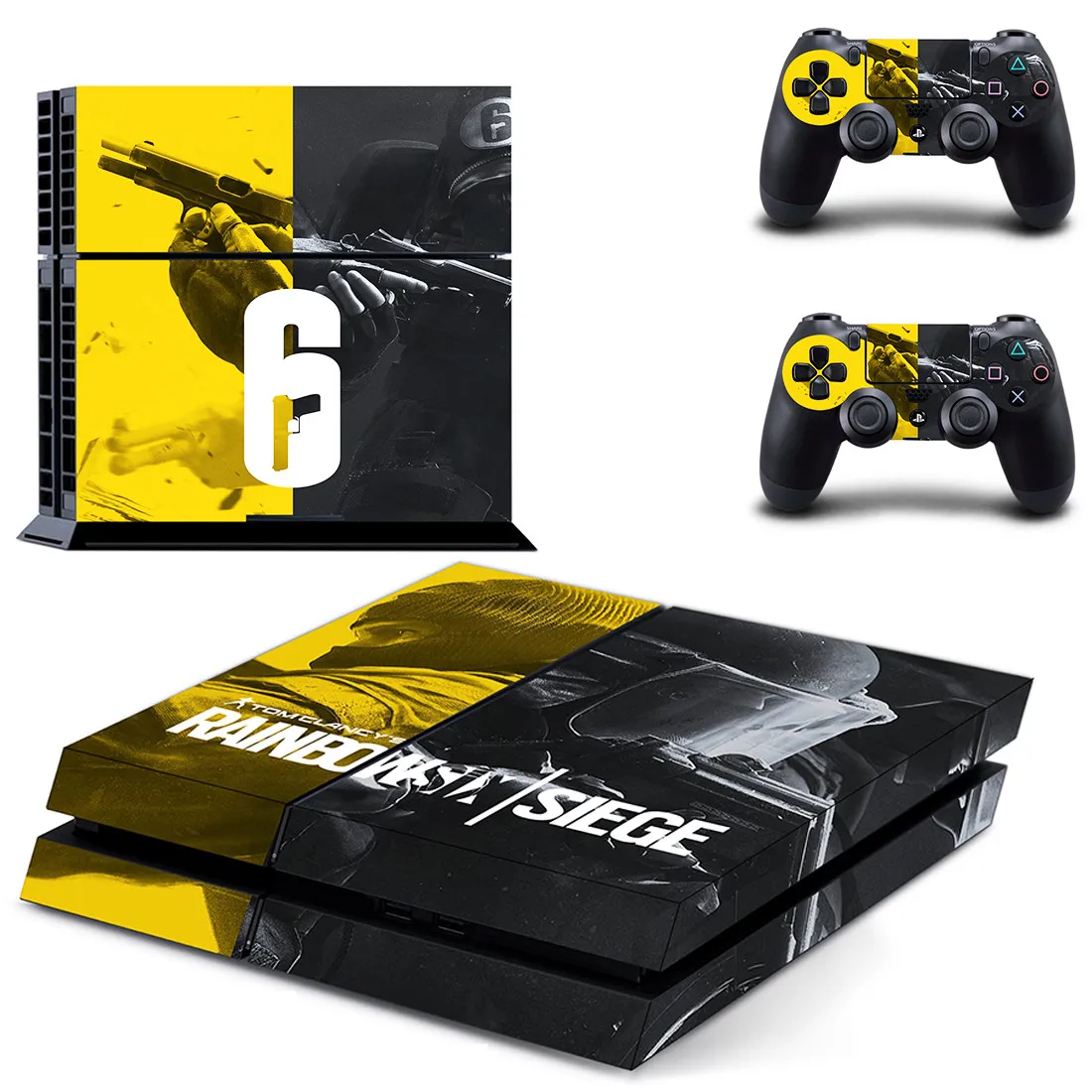 Tom Clancy's Rainbow Six Siege PS4 наклейка s Play station 4 наклейки для кожи наклейки для playstation 4 PS4 консоли и контроллера Skins