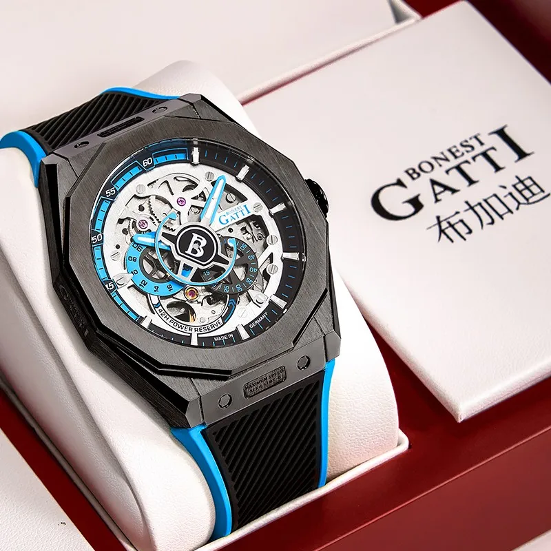 GATTI 2020 автоматические часы для мужчин s Высокое качество Бизнес Мужские