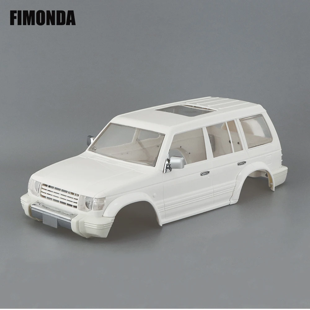 1/10 RC PAJERO V33/V43 полный жесткий пластиковый комплект кузова 313 мм Колесная база для радиоуправляемого гусеничного осевого SCX10 II 90046 Redcat GEN 8 Scout II
