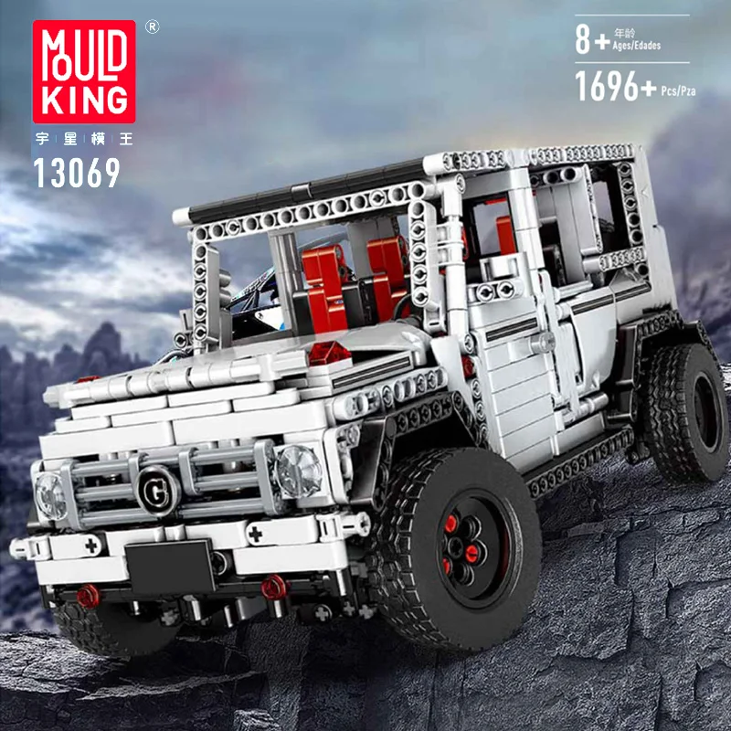 13069 Радиоуправляемый двигатель Technic 20100 MOC 2425 SUV G500 AWD вагон наборы подходят