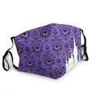 Магический замок, дизайнерская неодноразовая маска для рта, силуэт, дом с привидениями, пыленепроницаемый защитный чехол, респиратор, маска для рта