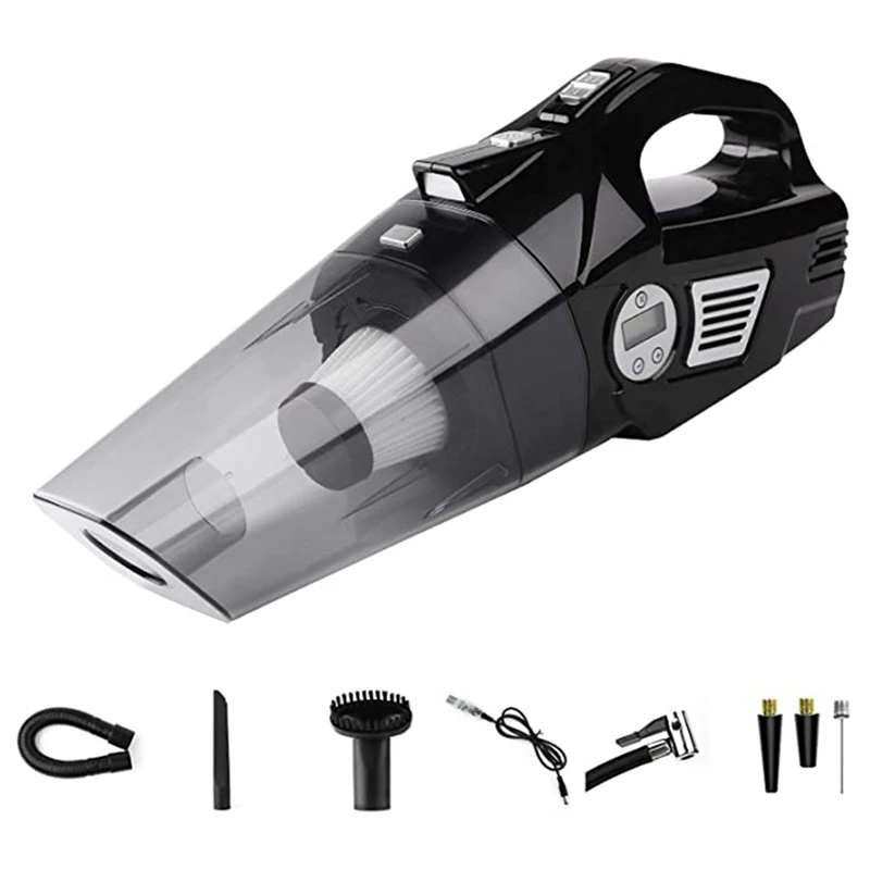 

Cordless Mini Handheld Vacuum Cleaner Lightweight 120W Powerful Suction Cup Handheld Vacuum Cleaner with Car/Office/Home