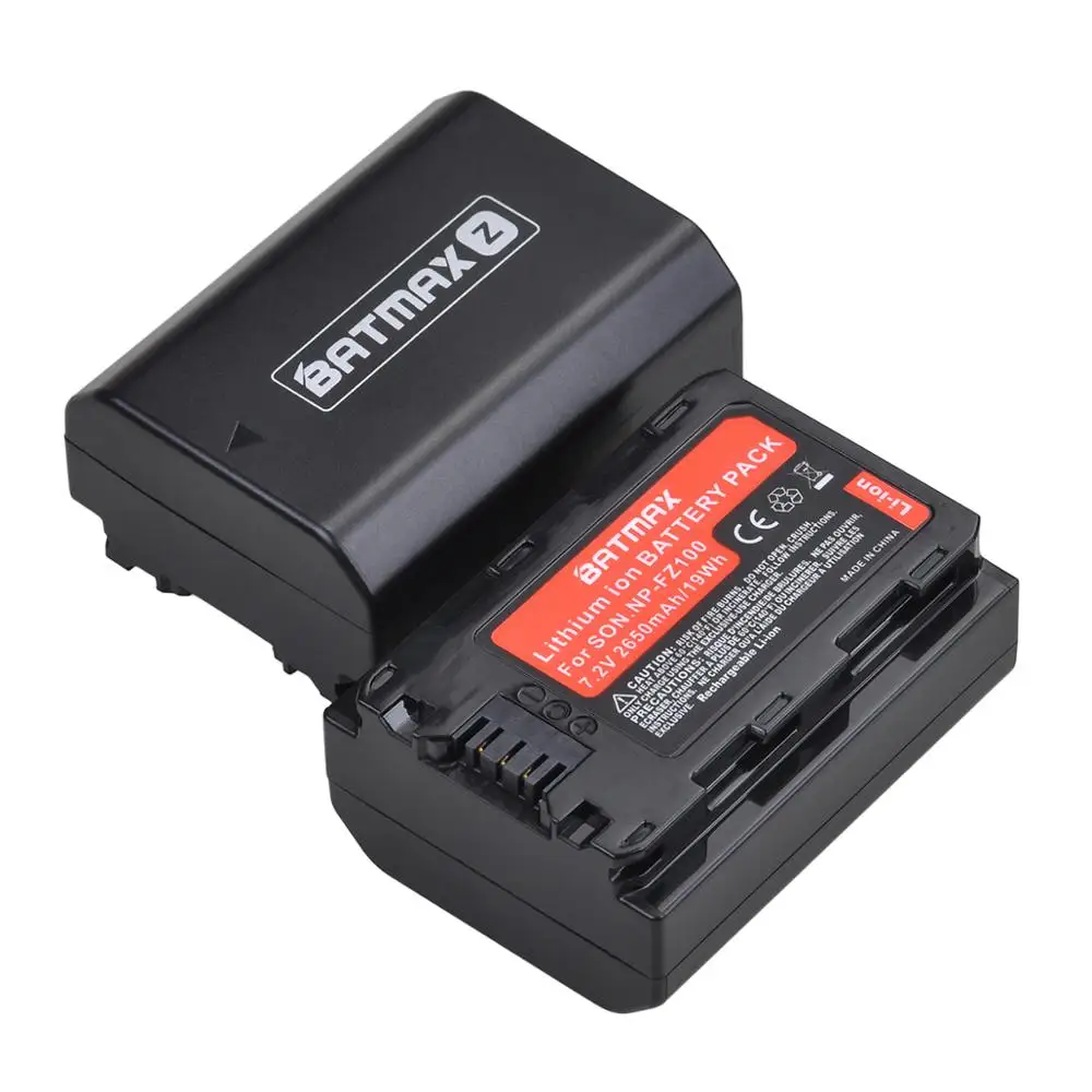1Pc 2650mAh NP-FZ100 NP FZ100 Camera Battery Akkus for Sony NPFZ100 Z-Series Alpha A7 III A7R A9 A9R A9S A6600 | Электроника