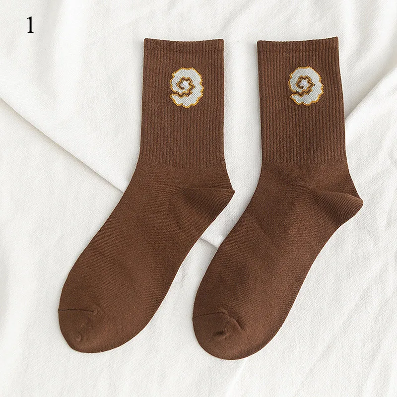 Оригинальные женские носки с фруктовым принтом креативные милые дышащие