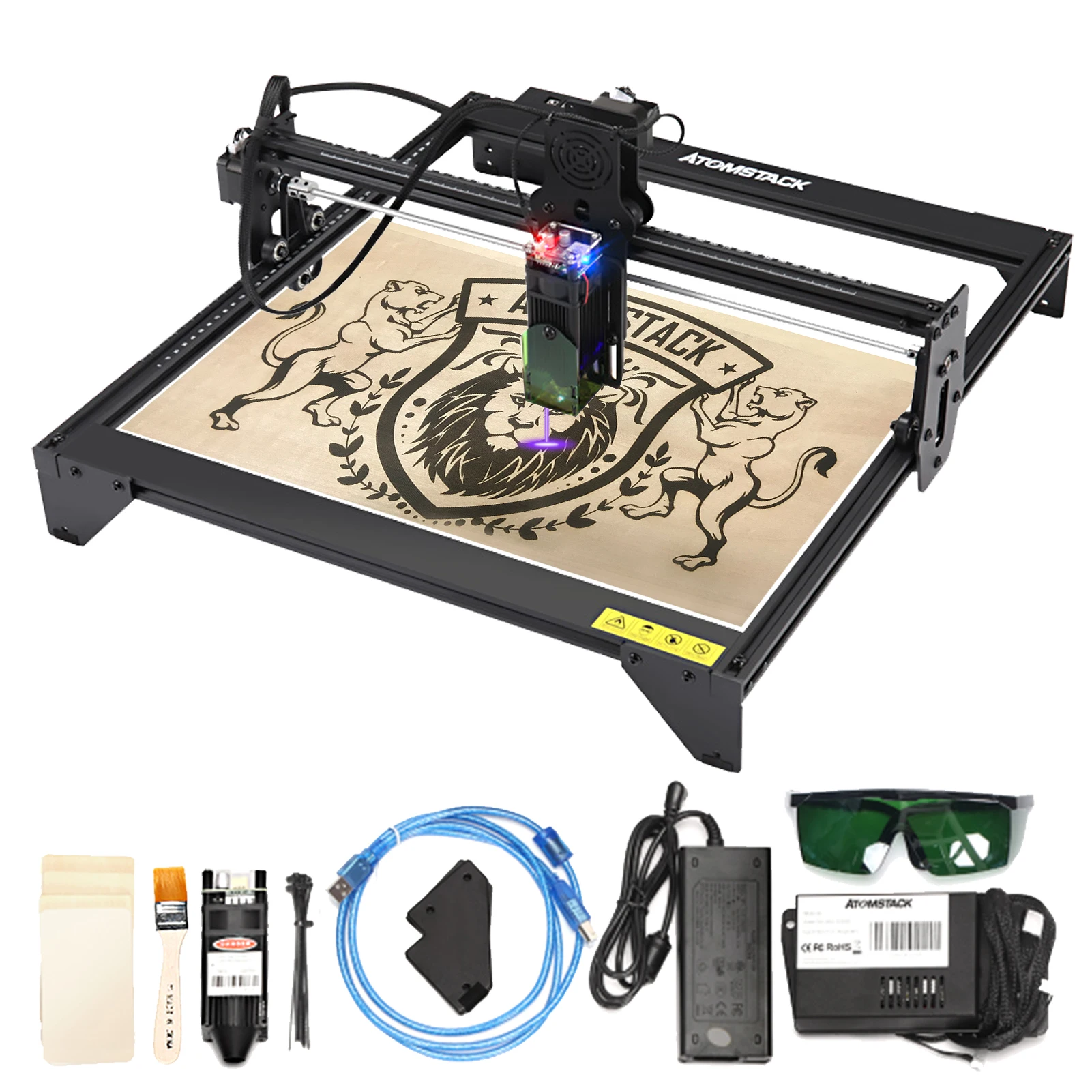 Лазерный гравер высокой точности 20 Вт лазерный гравировальный режущий станок