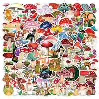 1050100pcs new color mushroom waterproof sticker children gift diy skateboard luggage refrigerator notebook decal sticker toys