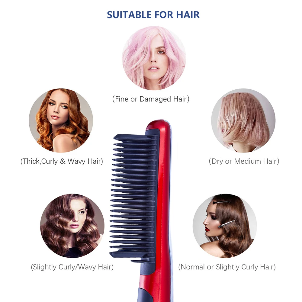Новый профессиональный выпрямитель для волос Расческа электрическая щетка