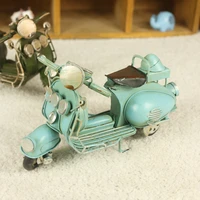 home decor decoration crafts figurines iron metal craft vintage classic motorcycle models free shipping