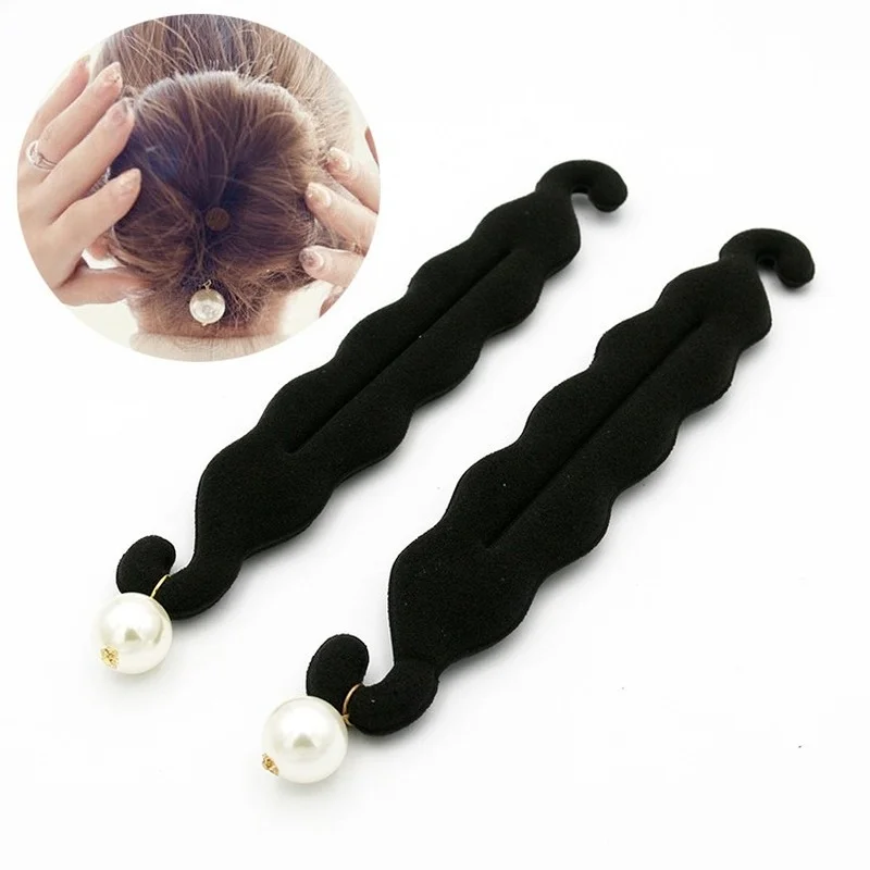 

Magic Hair Styling Twist Styling Bun Hairpins Hairdisk Meatball Head Rubber Clip Hair Accessories For Women Hair Braiding Tool