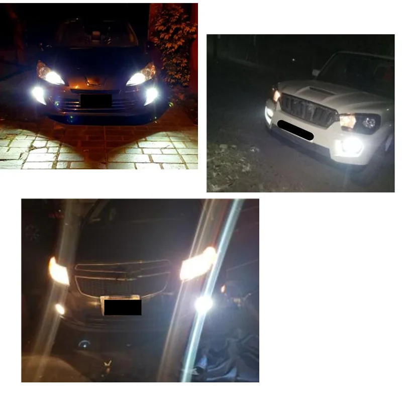2 шт. H8 H11 9005 HB3 9006 HB4 100 Вт 20 SMD Автомобильный светодиодный противотуманный фонарь