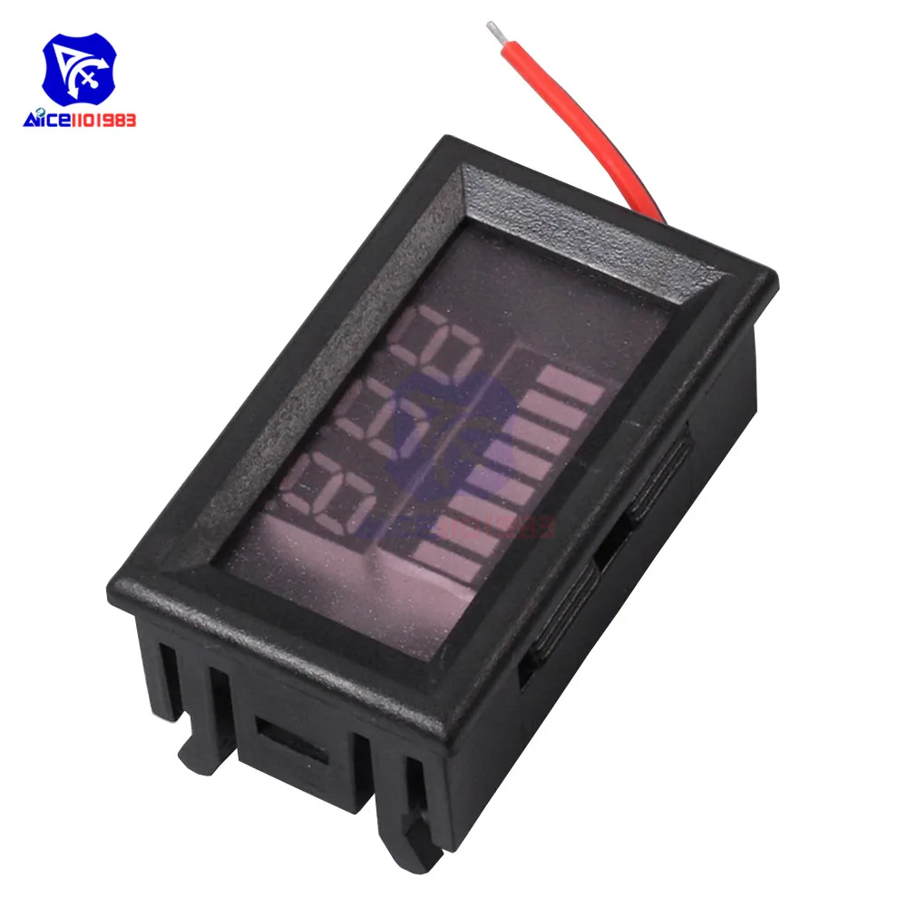 Индикатор заряда свинцово-кислотных аккумуляторов 6 в/12 В/36 В/48 в | Электронные