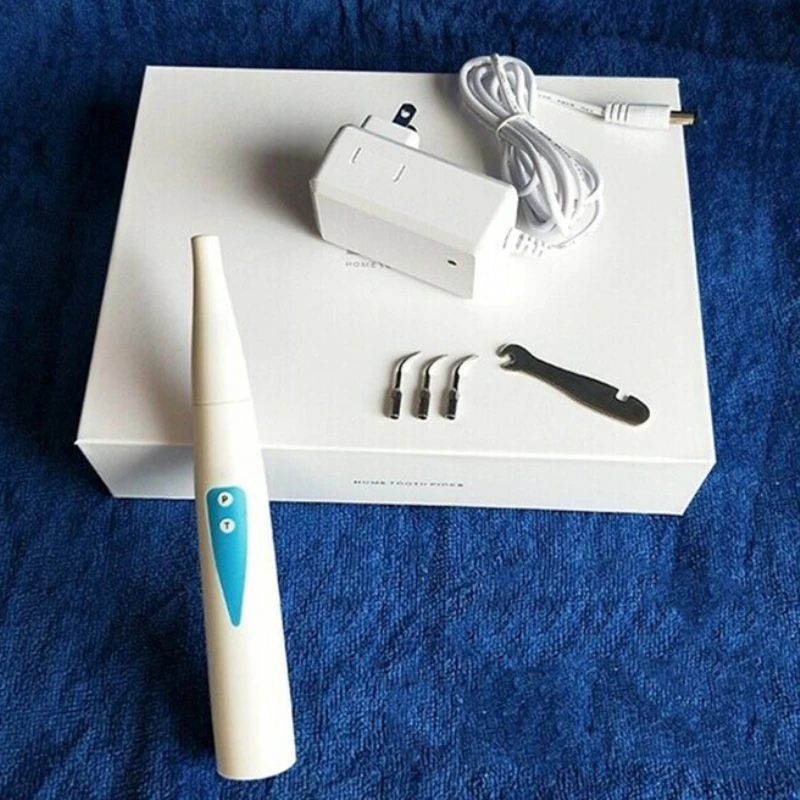 

Tooth Stains Remover Ultrasonic High Frequency Vibration Wireless Dental Waterless Tartar whitening Clean Tools