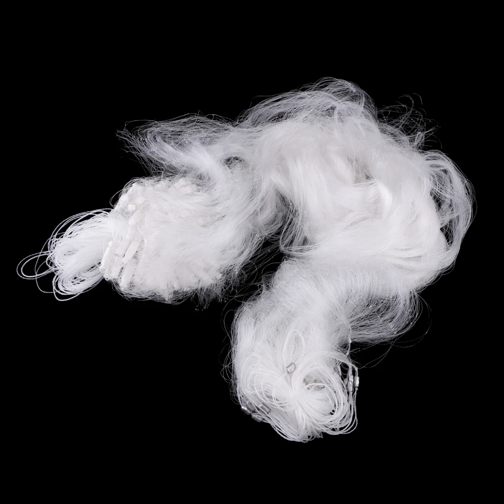 50 м 3 слойная рыболовная сетчатая ловушка нейлоновая прозрачная Ловушка с поплавком мононить жаберная сеть