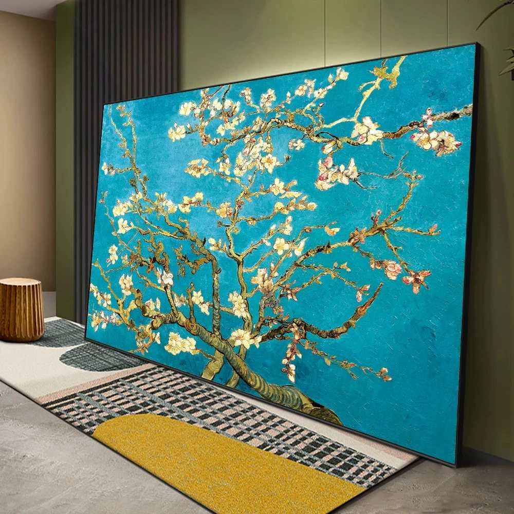 

Van Gogh Famous Plants Painting Canvas Impressionist Almond Blossom Flower Prints Posters Wall Art Picture Home Decor Cuadros