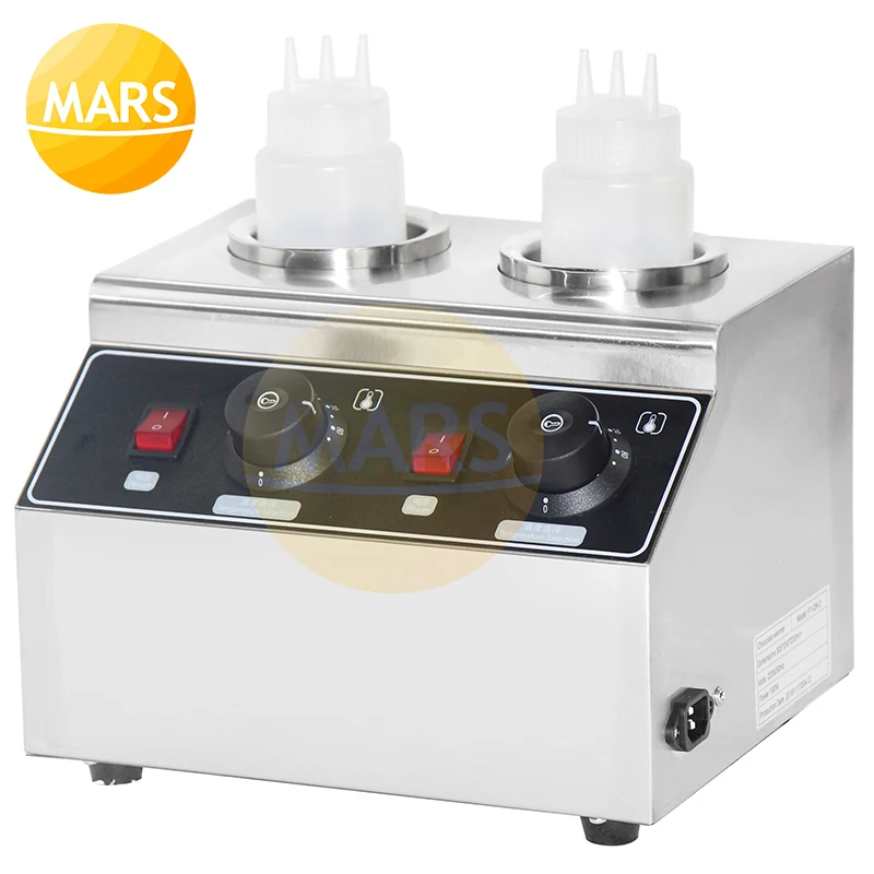 MA-6391 Коммерческий Электрический соус бутылки грелка электрический горячий сыр шоколад соевый соус наполнение распределенные джемы теплее Диспенсер машина - Цвет: MA-6391