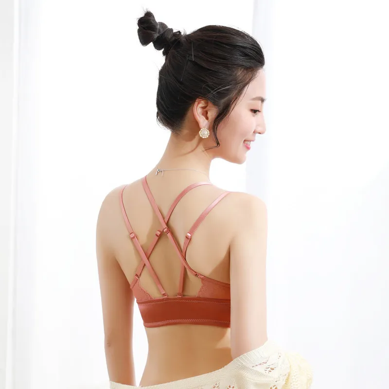 2020 сексуальное кружевное нижнее белье с передней пряжкой бюстгальтер женский