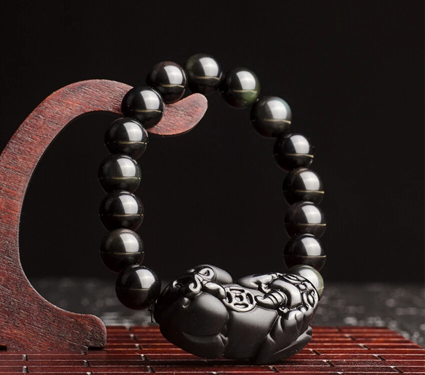 Новые браслеты Pixiu Stone Pi yao rouge corde xiu основной браслет chanceux amulette bijoux 10 мм | Украшения