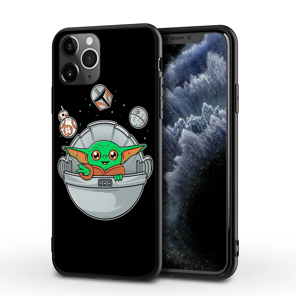 Милый милый чехол для телефона с изображением Йоды iPhone x XR Xs Max 8 7 6 Plus 11 pro max мягкий