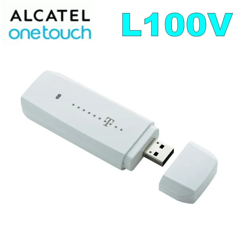 Разблокированный Alcatel One Touch L100V 4G LTE мобильный широкополосный USB модем 4 ключа со