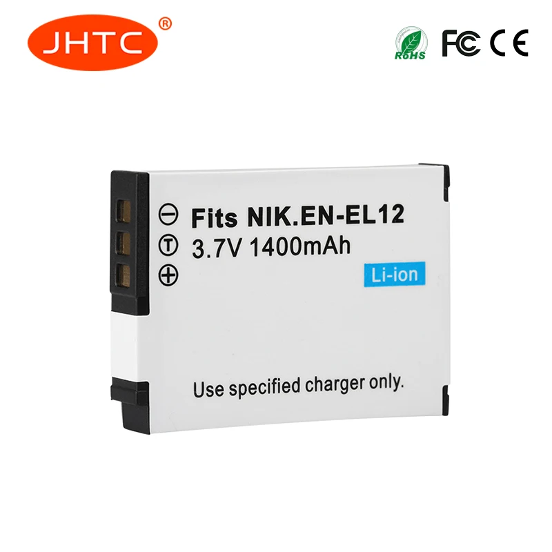 EN EL12 Батарея для Nikon CoolPix S610 S610c S620 S630 S710 S1000pj P300 P310 P330 S6200 S6300 S9400 1400 мАч мА/ч.
