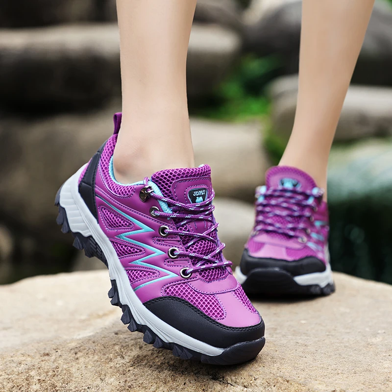 Женские походные туфли женские нескользящие дышащие прогулочные треккинговые