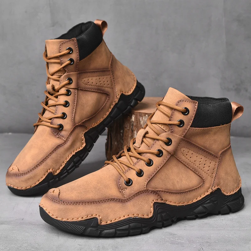 

Shoes Men And Women Original 2021 High-Top Casual Zapato Unisex Autumn Winter Warm Non-Slip Martin Calceus Fashion British Style