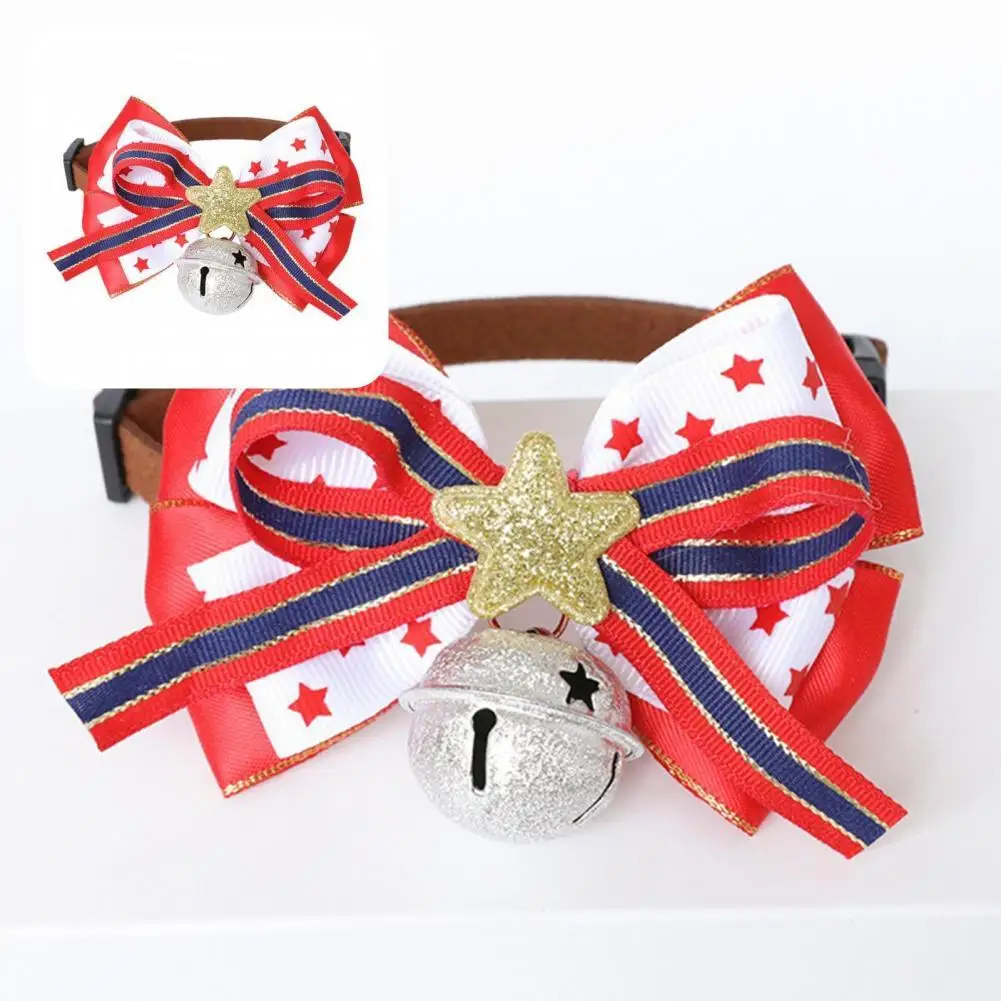 

Ошейник с колокольчиками для собак, притягивающий, гипоаллергенный, средний, с рождественским принтом, для кошек и собак