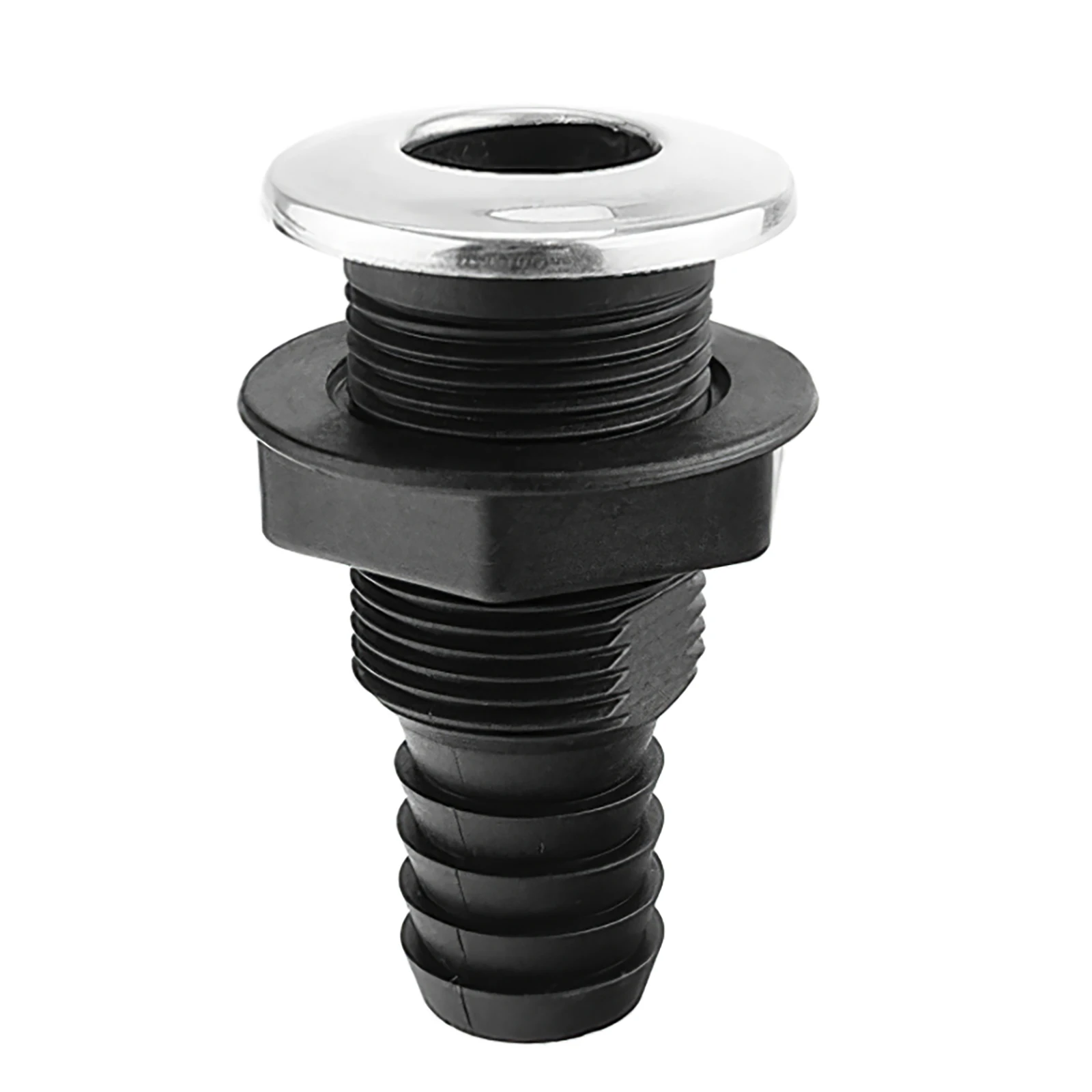 

25mm Boat Bilge Fitting Easy To Install Nylon Boat Bilge Good Workmanship Outlet Marine Boat Accessory For Boats Yachts Caravans