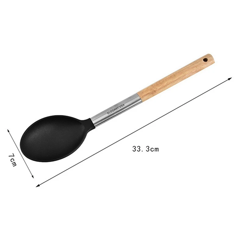 

4 Pcs Kitchen Cooking Utensil Set with Wok Spatula and Ladle,Skimmer Ladle Tool Set