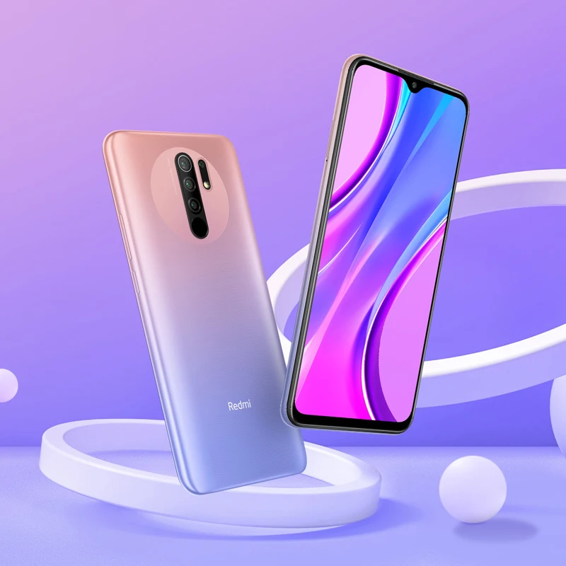 Сотовый телефон Xiaomi Redmi 9 глобальной версии 64 ГБ/128 Гб ПЗУ Восьмиядерный Helio G80