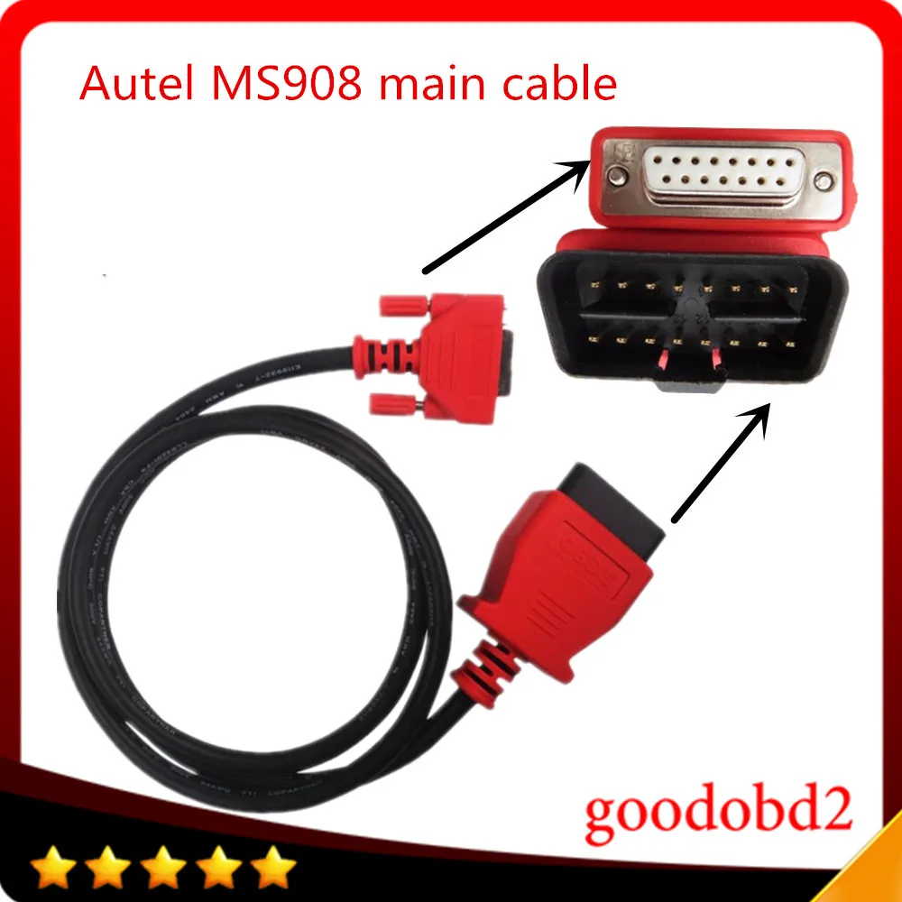 Автомобильный OBD2cable для Autel Maxidas MS908 MS906 MS905 основной кабель OBDII 16 pin Тесты 908 905 906