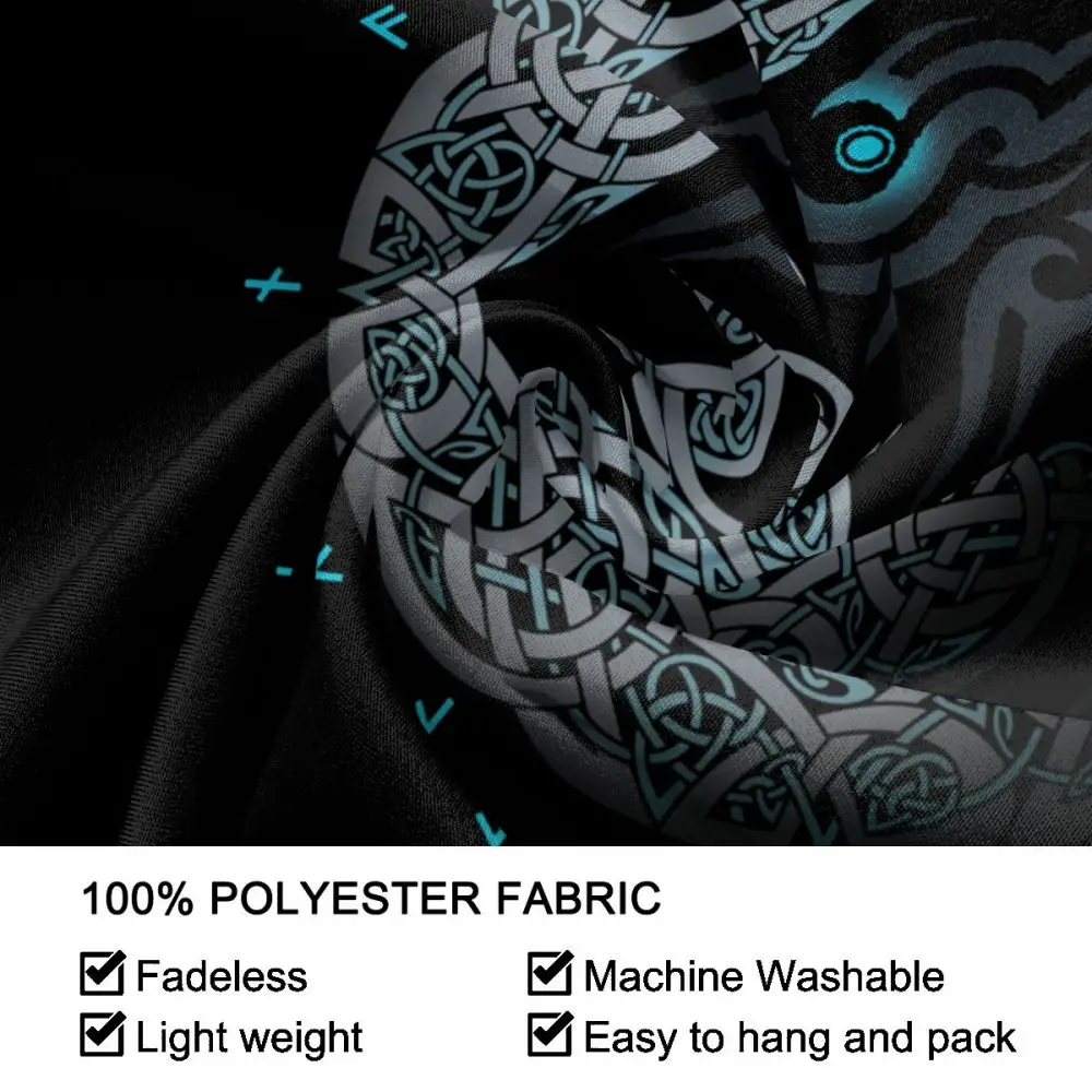 

RAGNAROK MOON Vikings Valhalla Son Of Odin Tapestry Wall Hanging Table Cloth Tapestries Polyester Picnic Blanket Creative