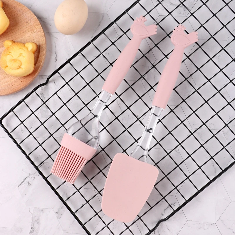 

3PCS Non-Stick Pastry Utensils Set Silicone Rolling Pin Kitchen Pastry Tools Wooden Handle non-slip Rollers Baking Accessories