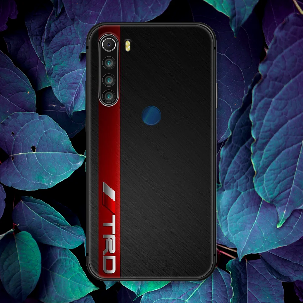 

Toyota tro Luxury Sport Car Phone Case For Xiaomi Redmi Note 7 8 8T 9 9S 4X 7 7A 9A K30 Pro Ultra black Cover Trend Shell Tpu