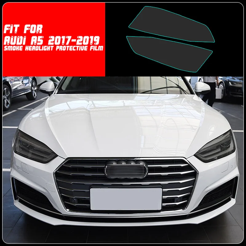 Новинка защитная пленка для автомобильных фар из ТПУ LH + RH дымовая наклейка