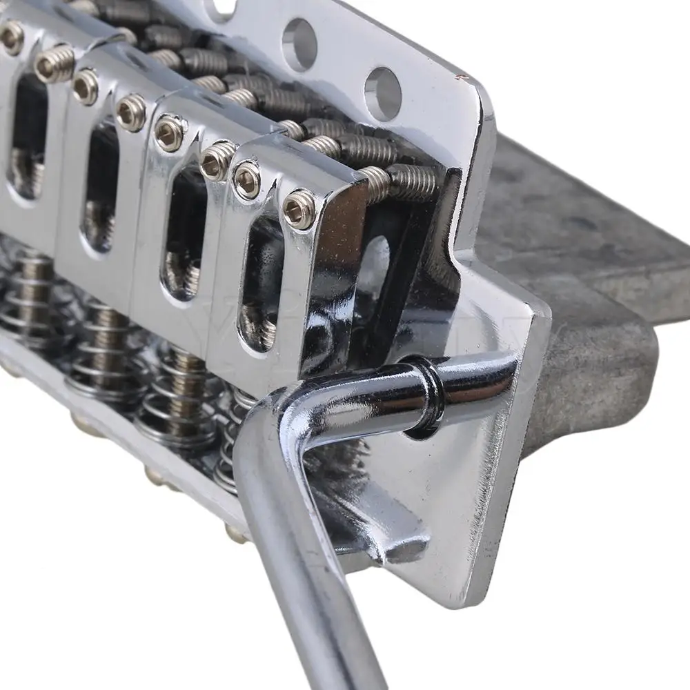 

Yibuy Chrome Tremolo Bridge For 10.5mm Space Electric Giutar