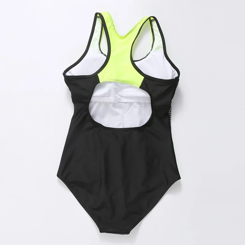 

Riseado Sports One Piece Swimsuit 2021 Competition Swimwear Women Patchwork Swimming Suits for Women Racerback Bathing Suits