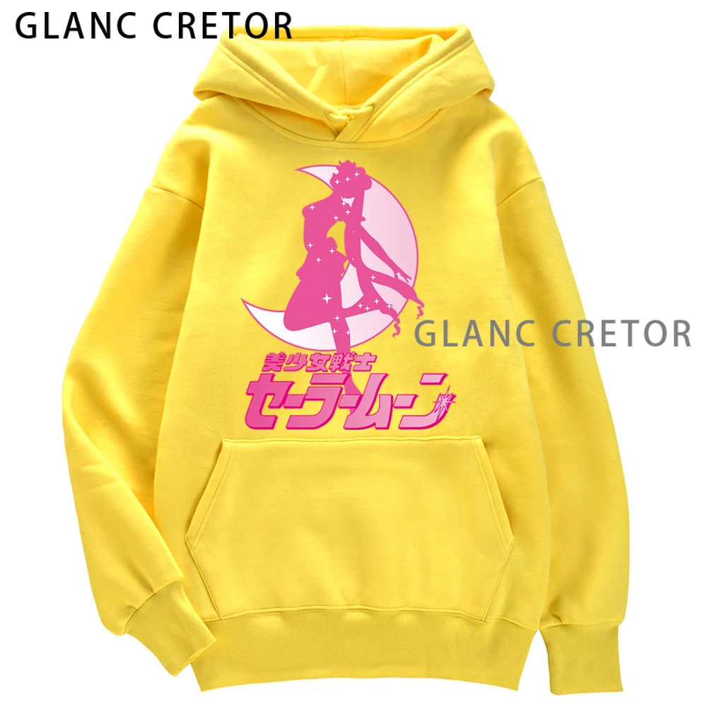 

Sailor Moon Kawaii Harajuku Hoodie for Women Ullzang Cute Funny Cartoon New Anime Sweatshirts 90s Graphic Hoody Female