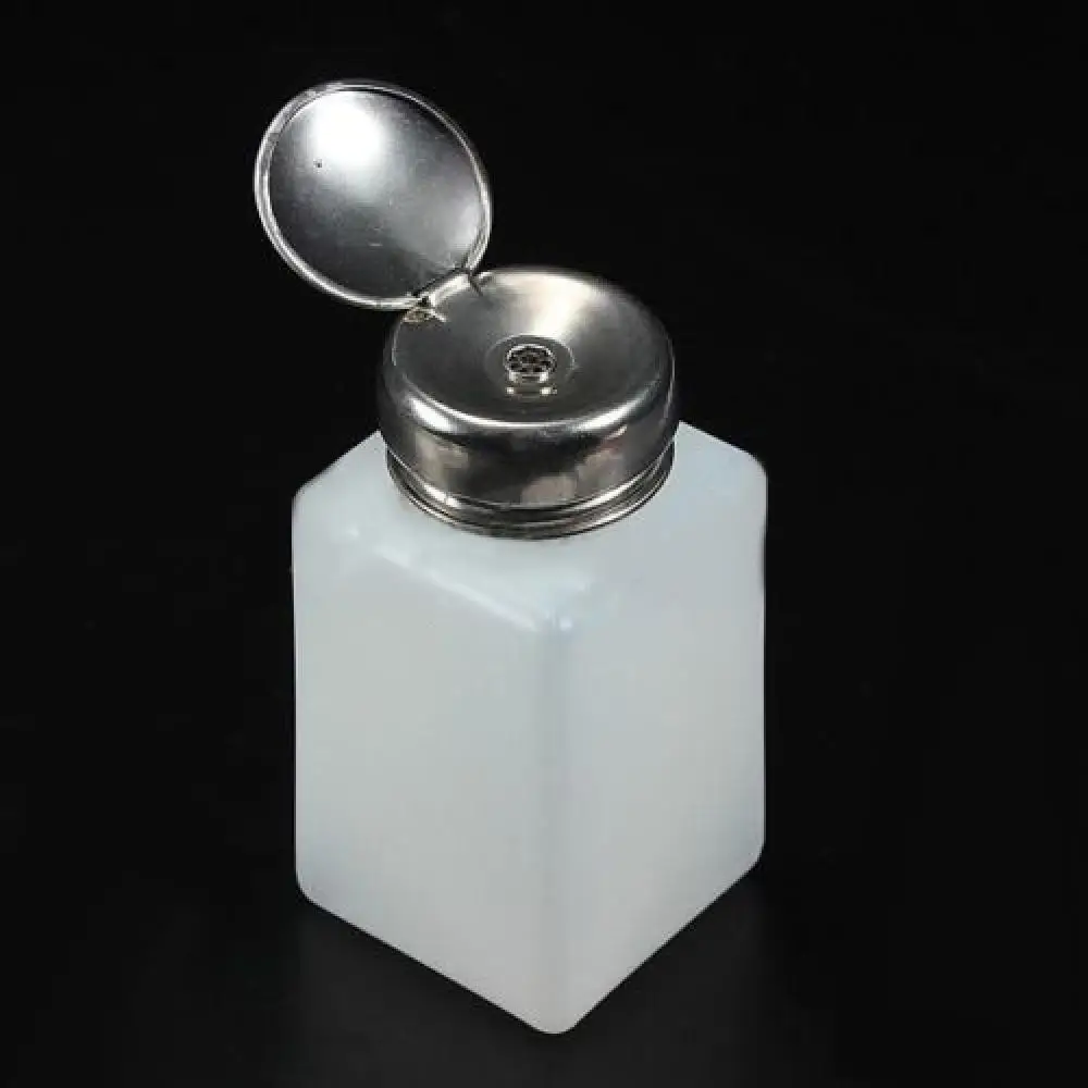 

200ml Liquid Alcohol Press Nail Polish Remover Dispenser Cleaner Pumping Bottle