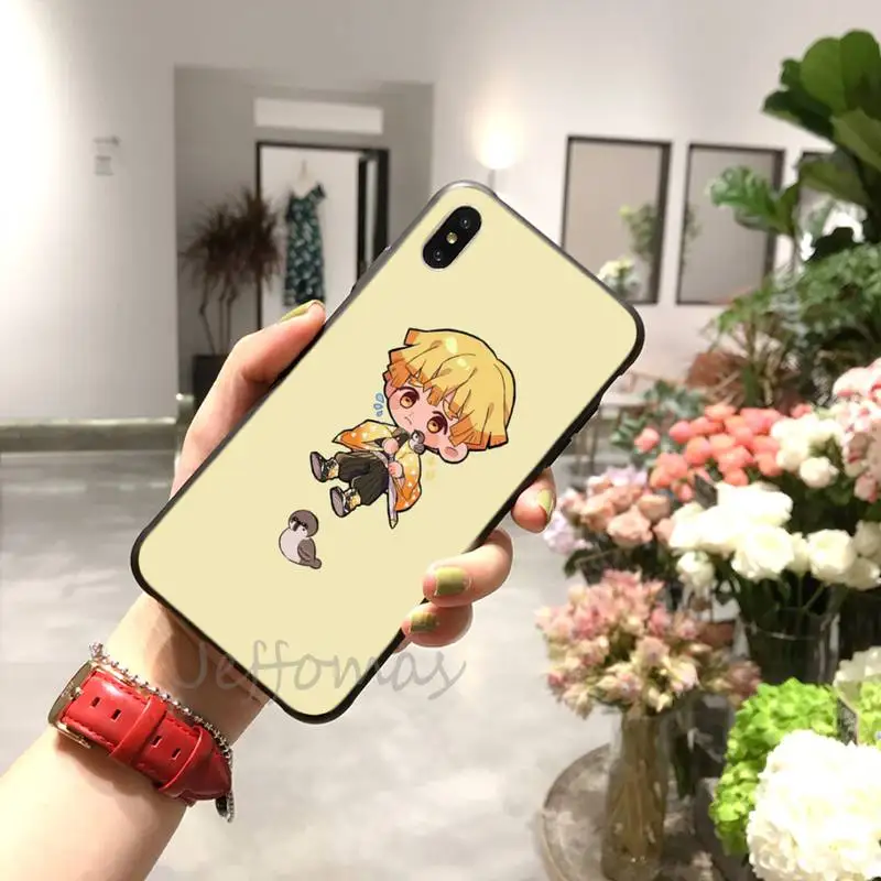 

Demon Slayer Kawaii Anime Phone Case for iPhone 11 12 mini pro XS MAX 8 7 6 6S Plus X 5S SE 2020 XR