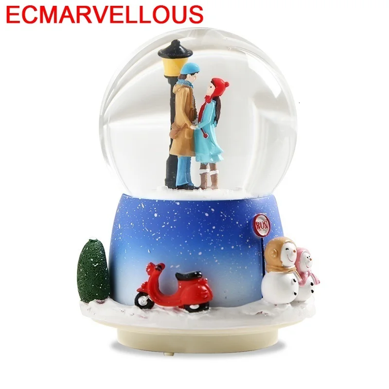 Музыкальная музыкальная шкатулка Carillon Scatole Musicali Muziekdoos Snow Globe Caja De Musica Carousel Boite A Musique Music Box