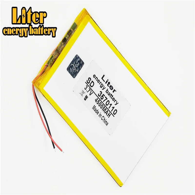 3570110 3 7 V 4500mAH литий-ионный полимерный аккумулятор для планшетного ПК дюймов 8 9 |